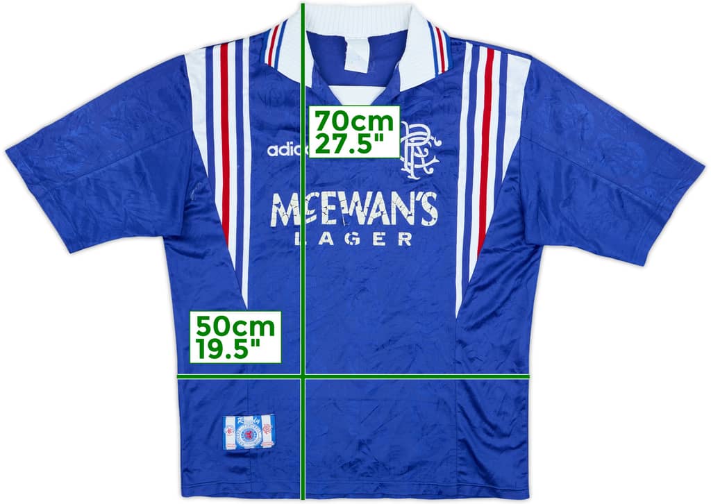 1996-97 Rangers Home Shirt - 4/10 - (M)