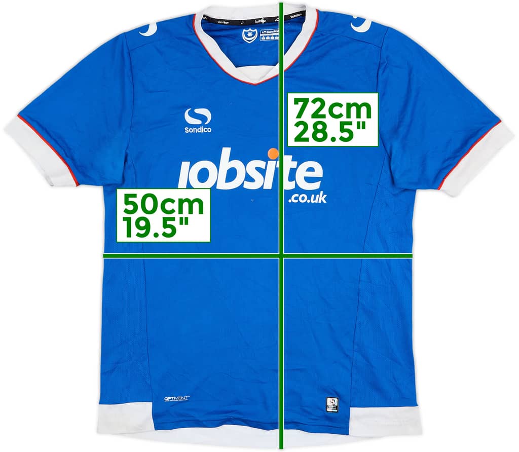 2016-17 Portsmouth Home Shirt - 6/10 - (M)