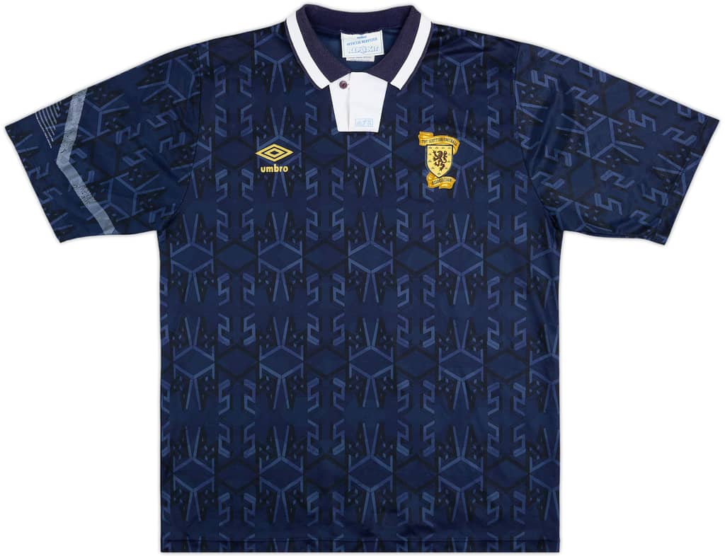 1991-94 Scotland Home Shirt - 8/10 - (L)
