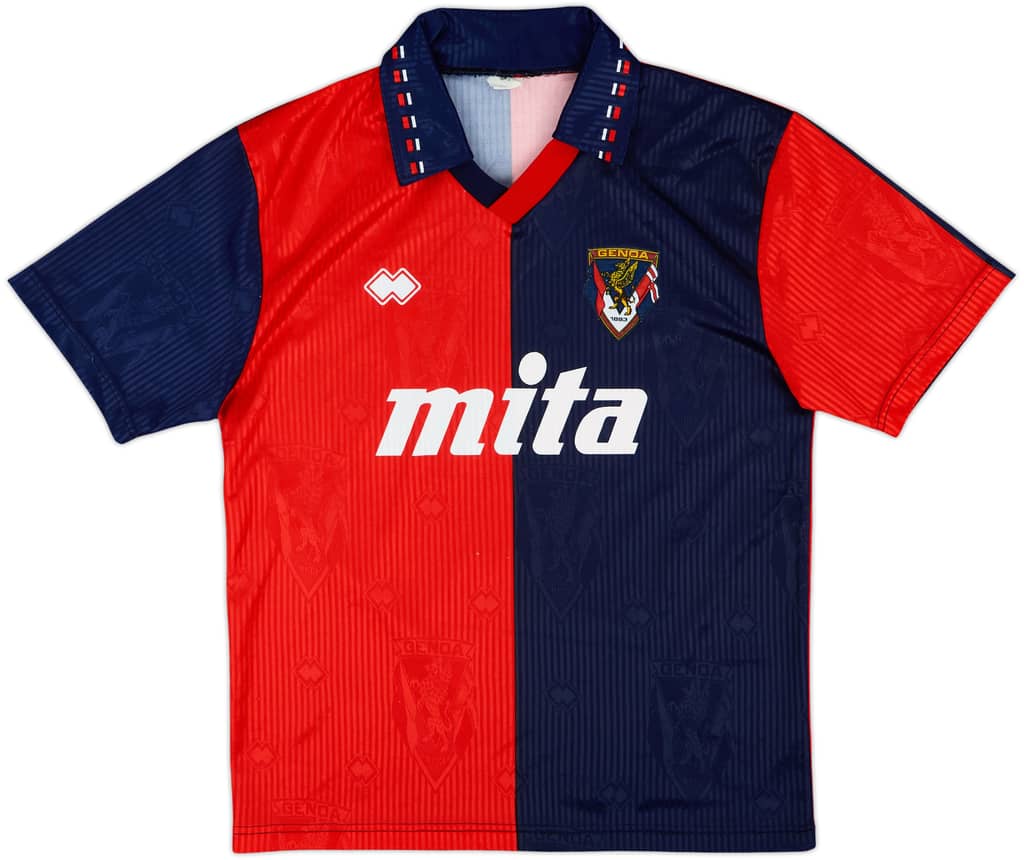 1991-92 Genoa Home Shirt - 8/10 - (M)