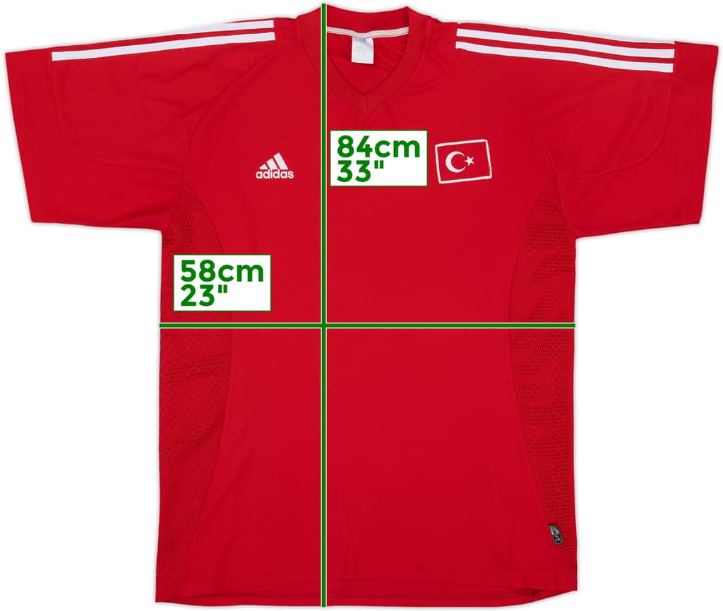 2002-03 Turkey Home Shirt - 8/10 - (L)