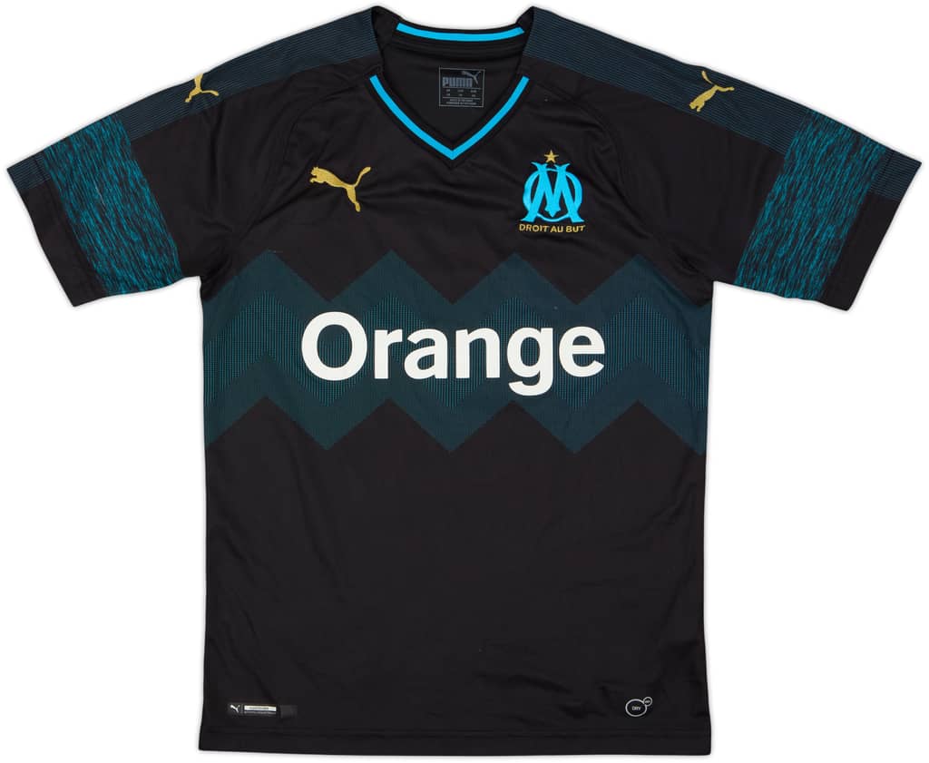 2018-19 Olympique Marseille Away Shirt - 8/10 - (XS)