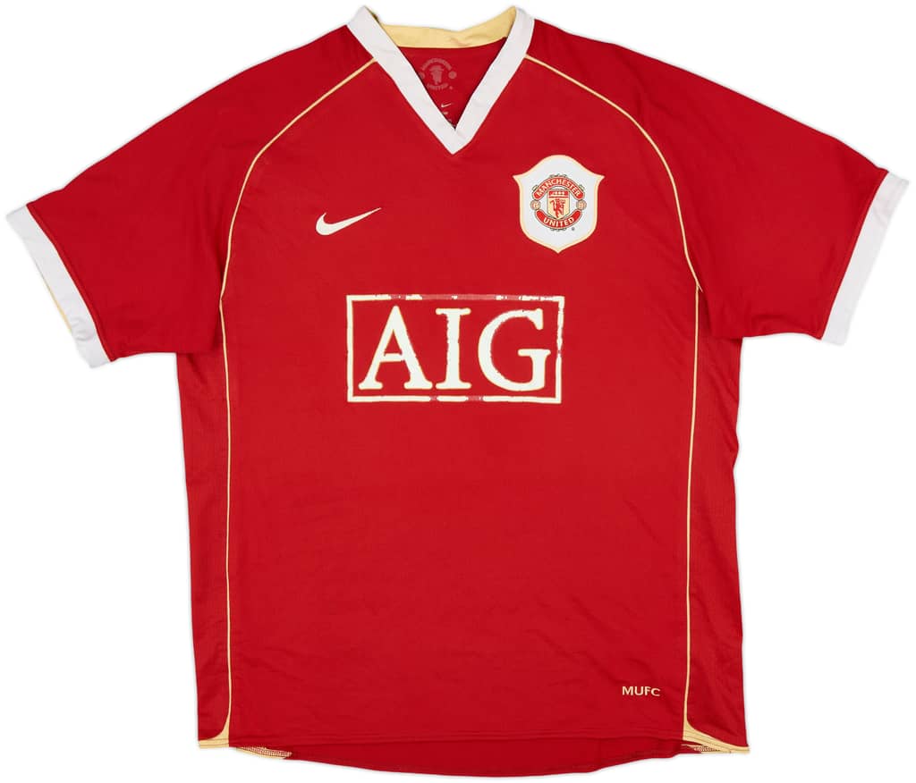 2006-07 Manchester United Home Shirt - 5/10 - (L)