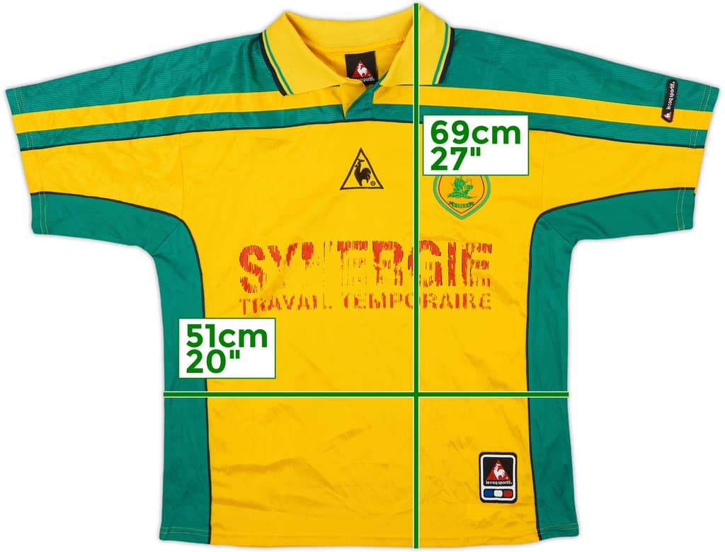 2000-02 Nantes Home Shirt - 4/10 - (XS)