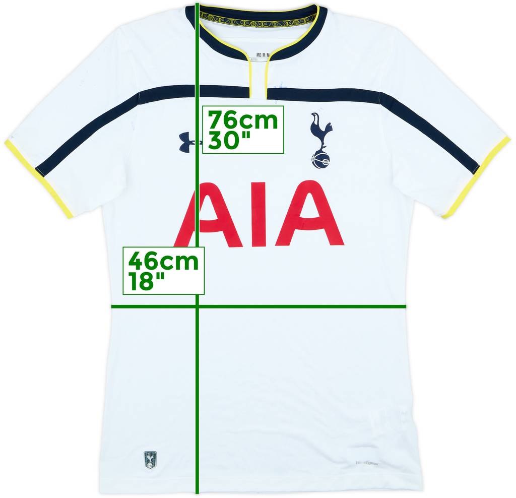 2014-15 Tottenham Home Shirt - 5/10 - (M)