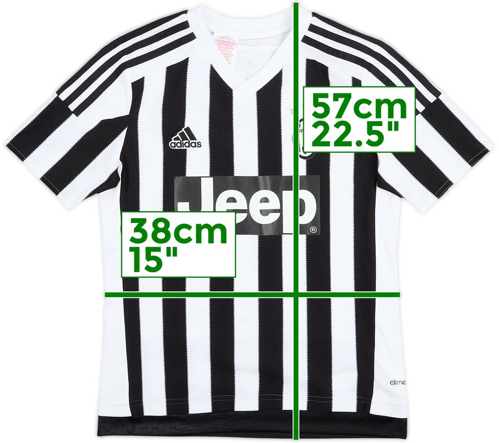 2015-16 Juventus Home Shirt - 8/10 - (M.Boys)