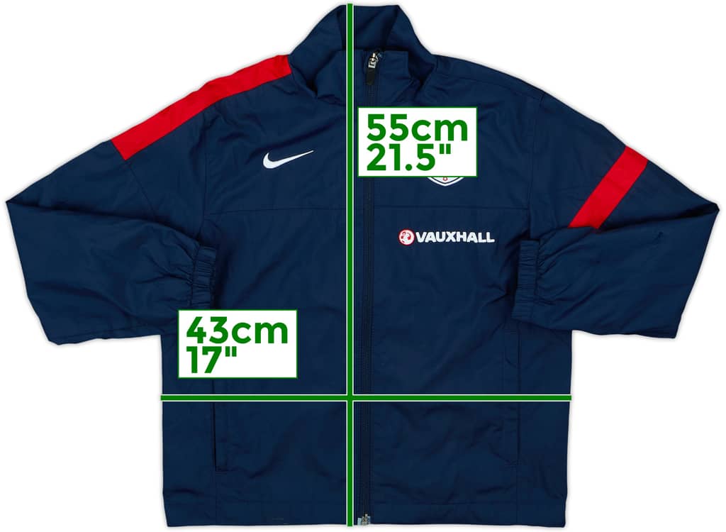 2013-14 England Nike Track Jacket - 8/10 - (S.Boys)