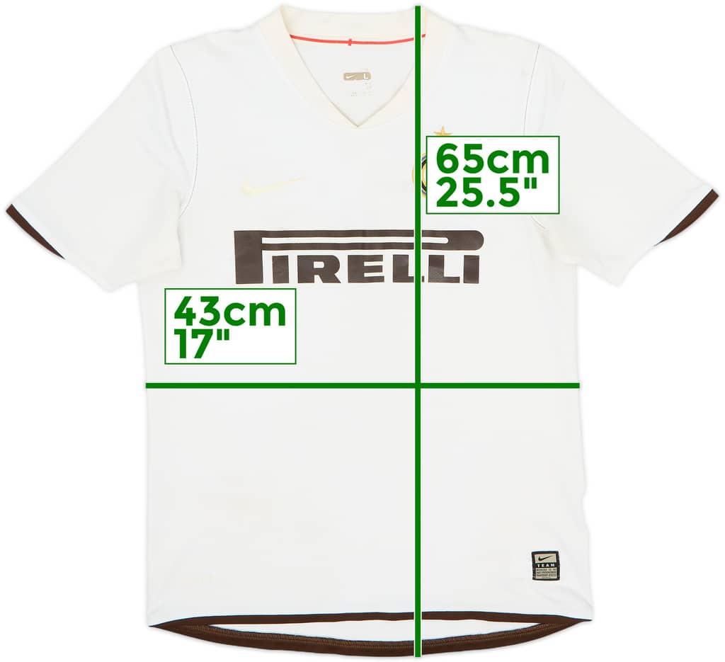 Camiseta de visitante del Inter Milan 2008-09 - 4/10 - (Niños L)