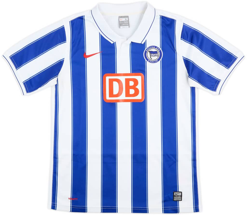 2009-10 Hertha Berlin Home Shirt - 6/10 - (XL.Boys)