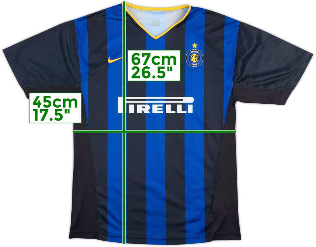 2001-02 Inter Milan Basic Home Shirt - 7/10 - (L.Boys)