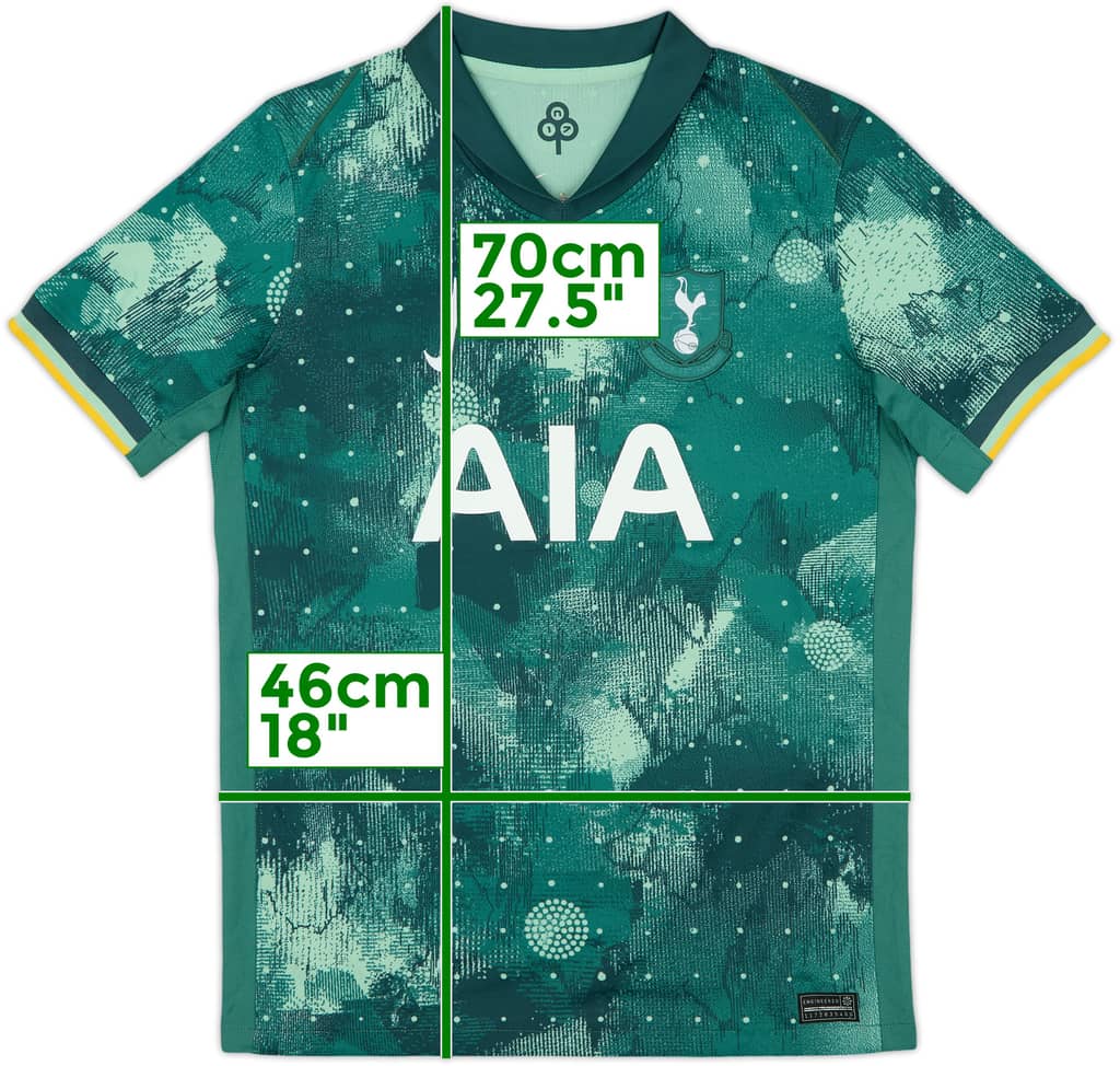 2024-25 Tottenham Third Shirt - 9/10 - (XL.Boys)