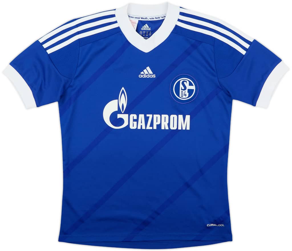 2012-14 Schalke Home Shirt - 8/10 - (M.Boys)