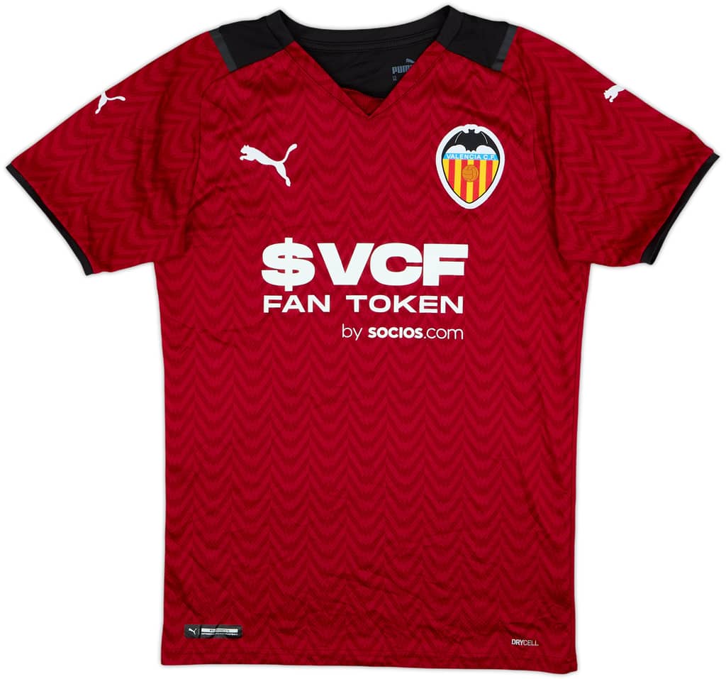 2021-22 Valencia Away Shirt - 8/10 - (XS)