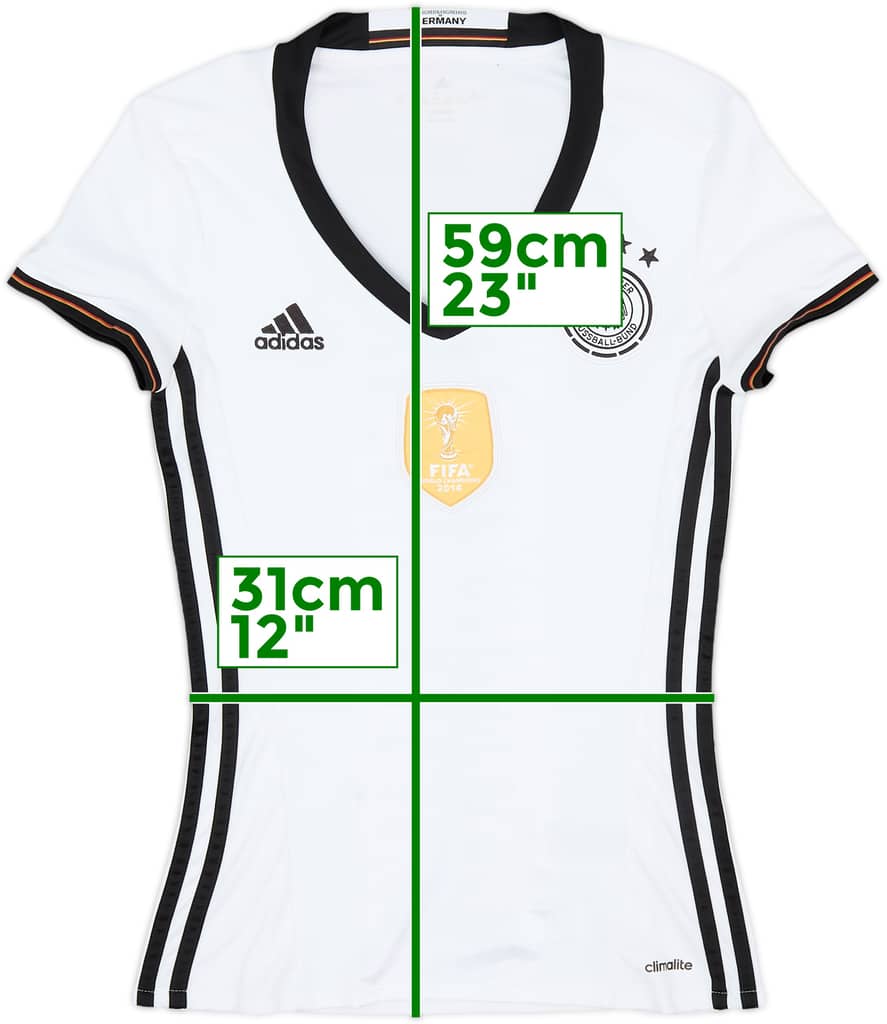 2015-16 Germany Home Shirt - 8/10 - (Women's 2XS)