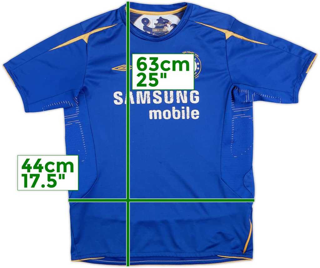 2005-06 Chelsea Centenary Home Shirt - 5/10 - (L.Boys)