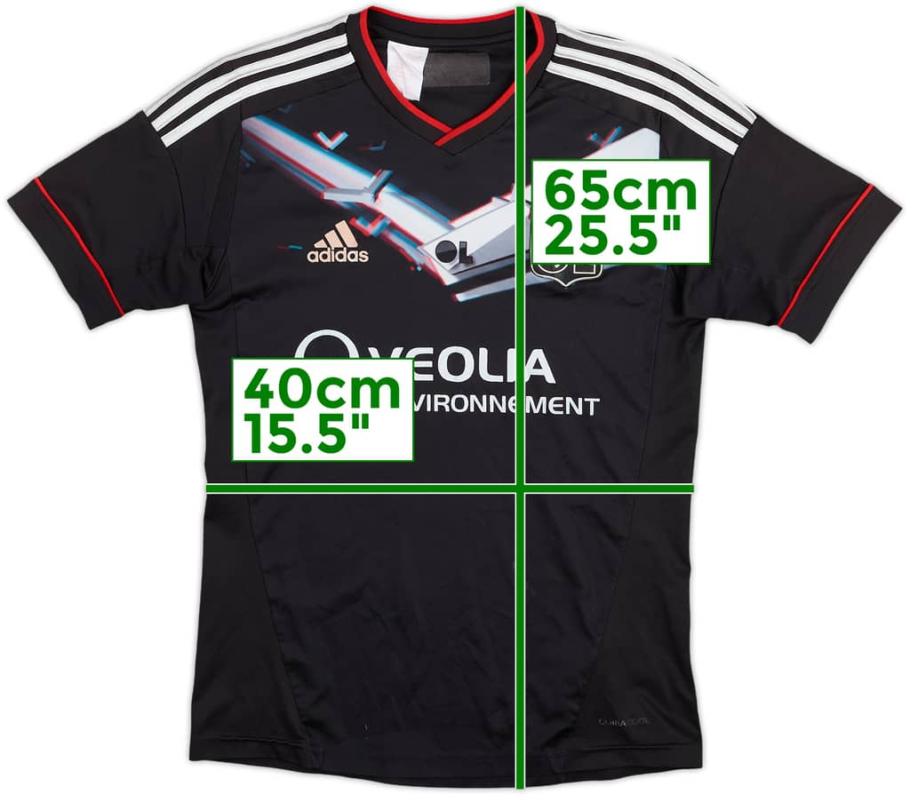 Camiseta de la tercera equipación de Lyon 2012-13 - 4/10 - (XL.Niños)
