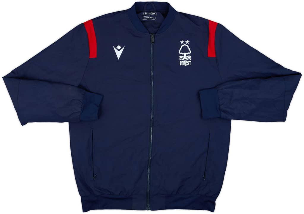 2021-22 Nottingham Forest Macron 1/4 Zip Drill Top - 8/10 - (L)
