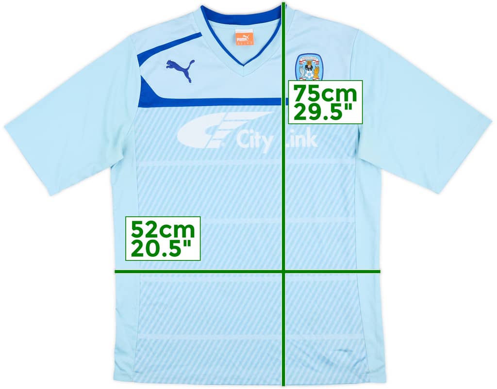 2012-13 Coventry Home Shirt - 8/10 - (XL)