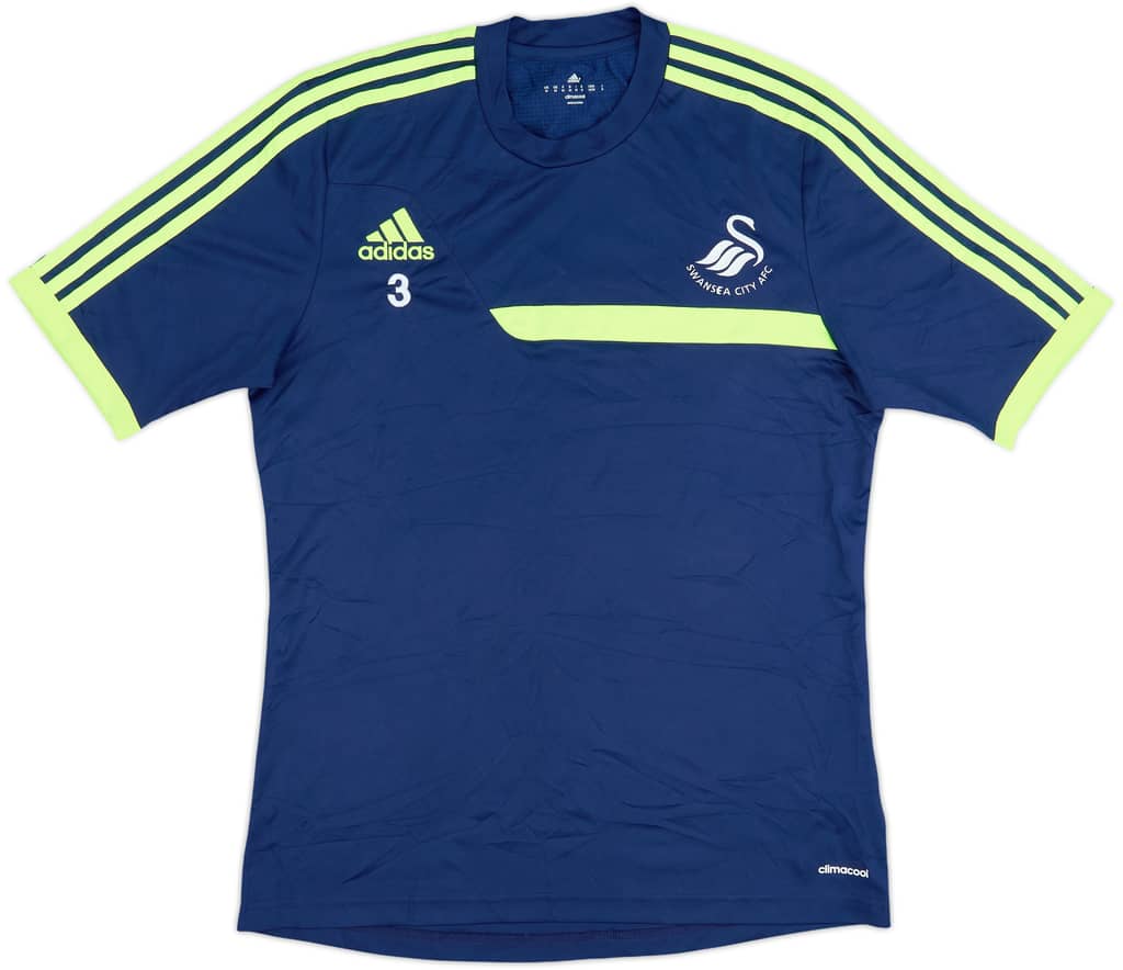 2013-14 Swanea City Player Issue adidas Training Shirt #3 (Taylor) - 10/10 - (M)