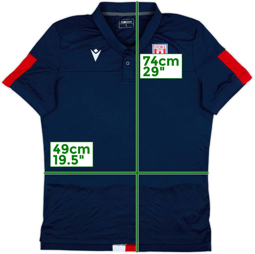 2020-21 Stoke Macron Polo Shirt - 8/10 - (L)