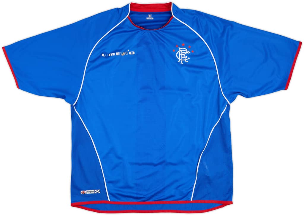 2005-06 Rangers Home Shirt - 3/10 - (XL)