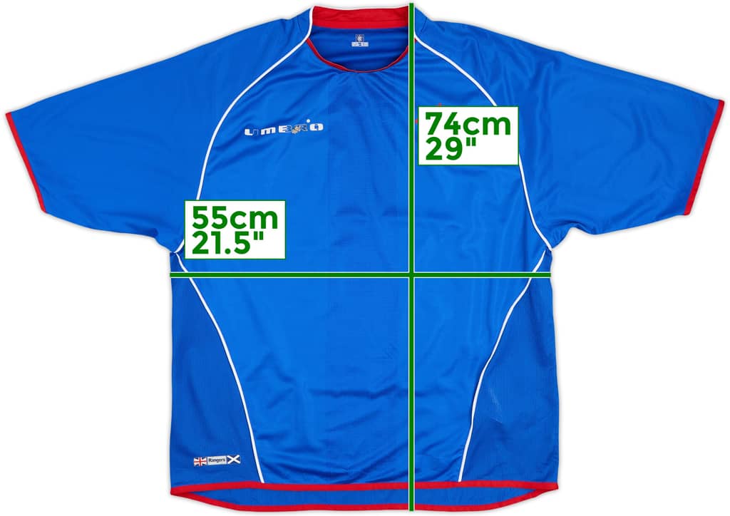 2005-06 Rangers Home Shirt - 3/10 - (XL)