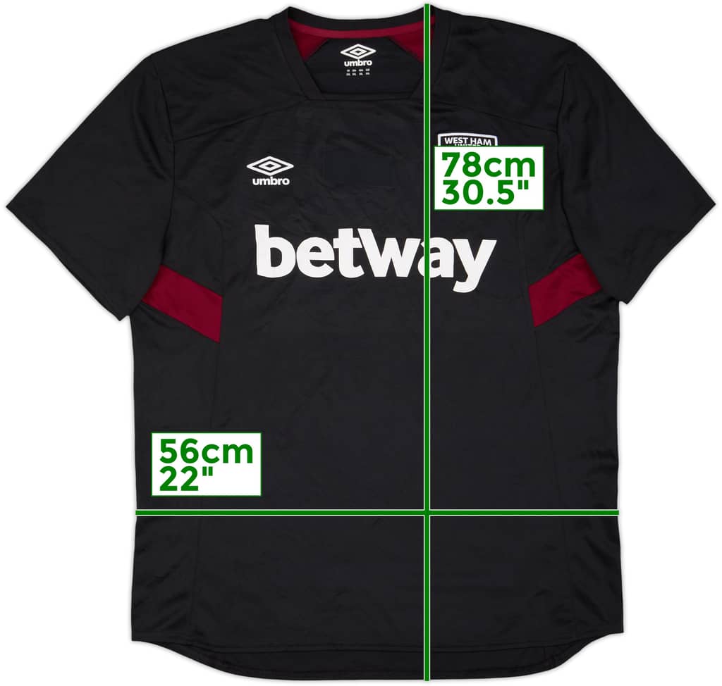 Camiseta Umbro de entrenamiento del West Ham 2017-18 - 5/10 - (XXL)