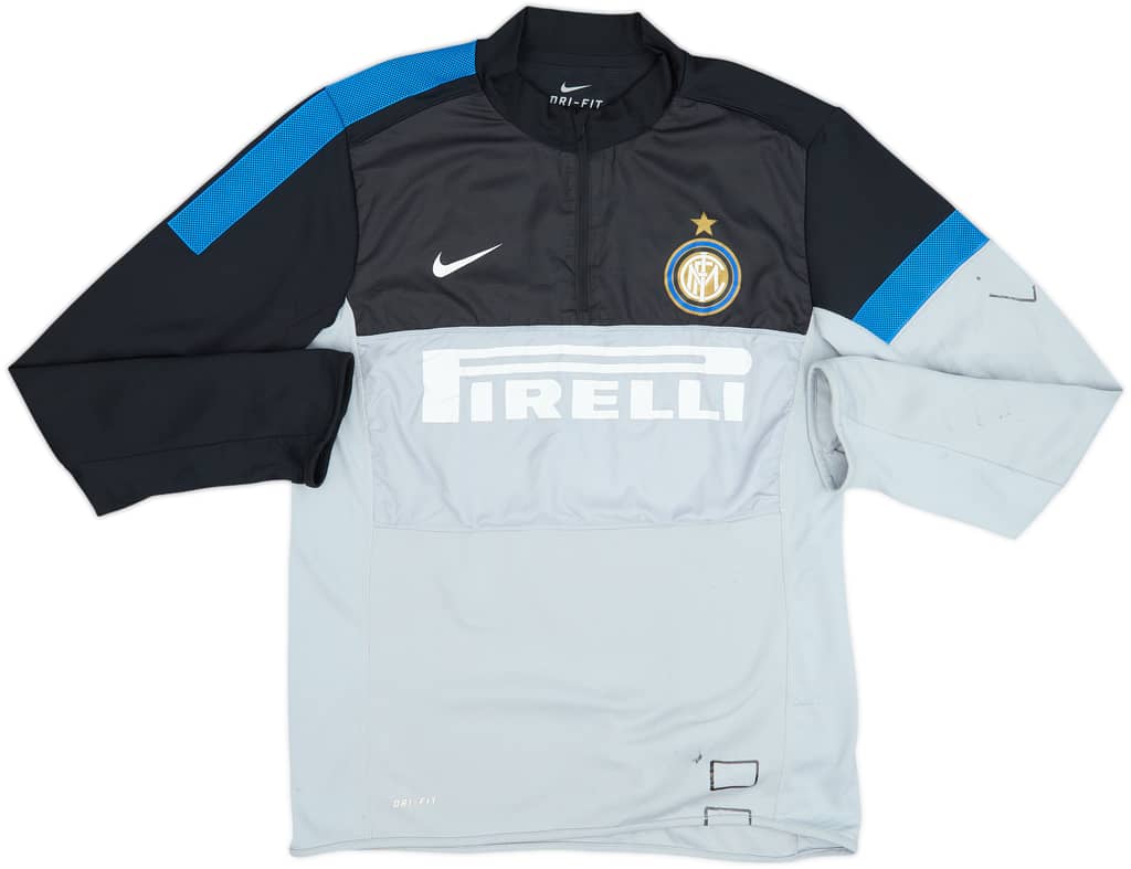2012-13 Inter Milan Nike 1/4 Zip Drill Top - 5/10 - (L)