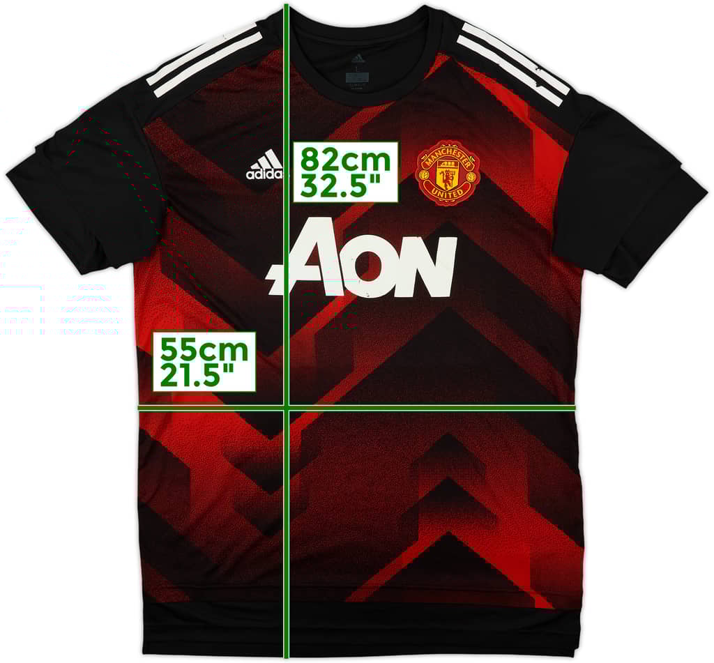 2017-18 Manchester United adidas Training Shirt - 5/10 - (L)