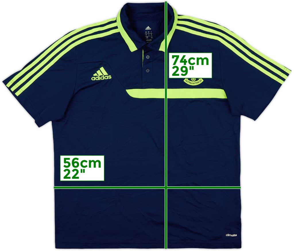 2013-14 Southampton adidas Polo Shirt - 8/10 - (L)