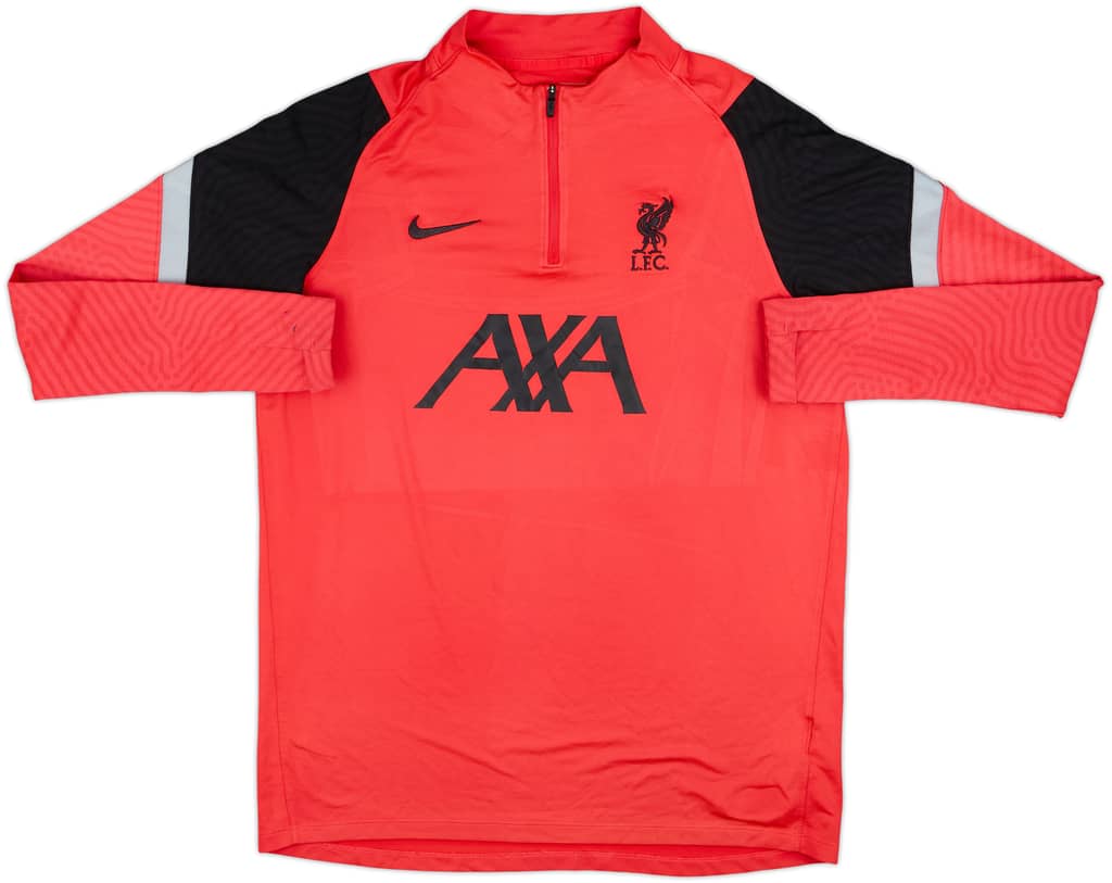 2020-21 Liverpool Nike 1/4 Zip Drill Top - 6/10 - (L)