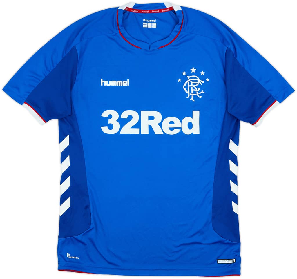 2018-19 Rangers Home Shirt - 8/10 - (M)