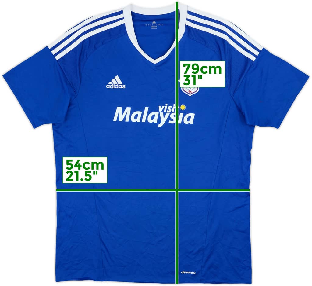 2016-17 Cardiff Home Shirt - 9/10 - (XL)