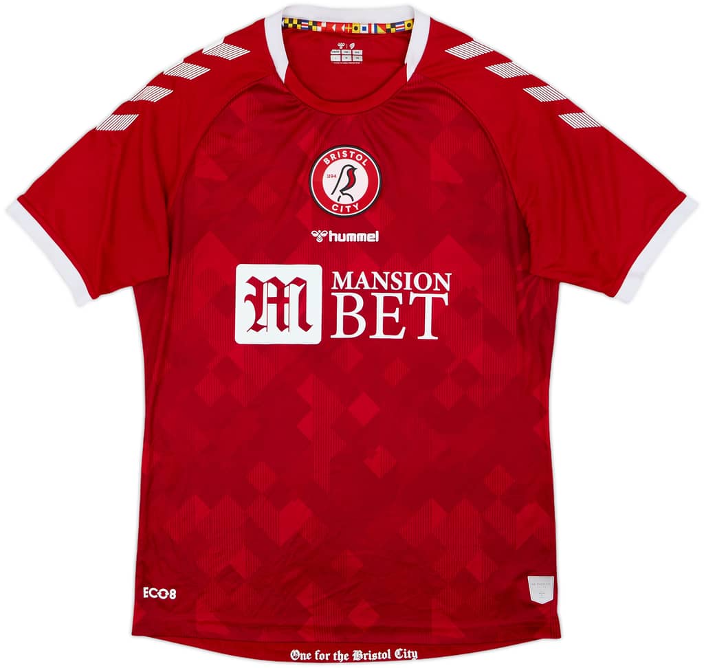 2021-22 Bristol City Home Shirt - 8/10 - (L)