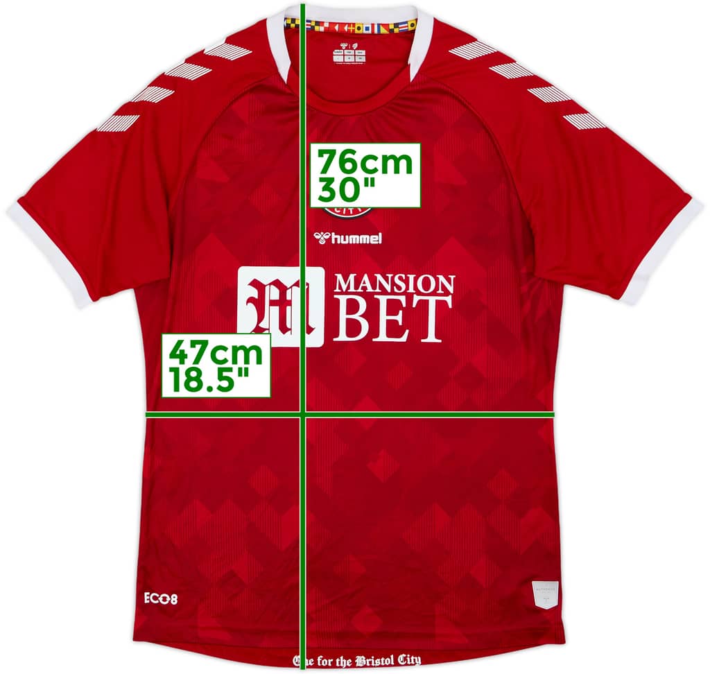 2021-22 Bristol City Home Shirt - 8/10 - (L)