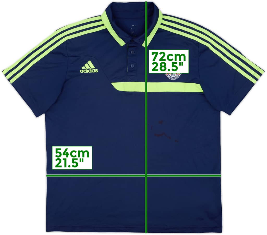 2013-14 Stoke City adidas Polo Shirt - 8/10 - (M)