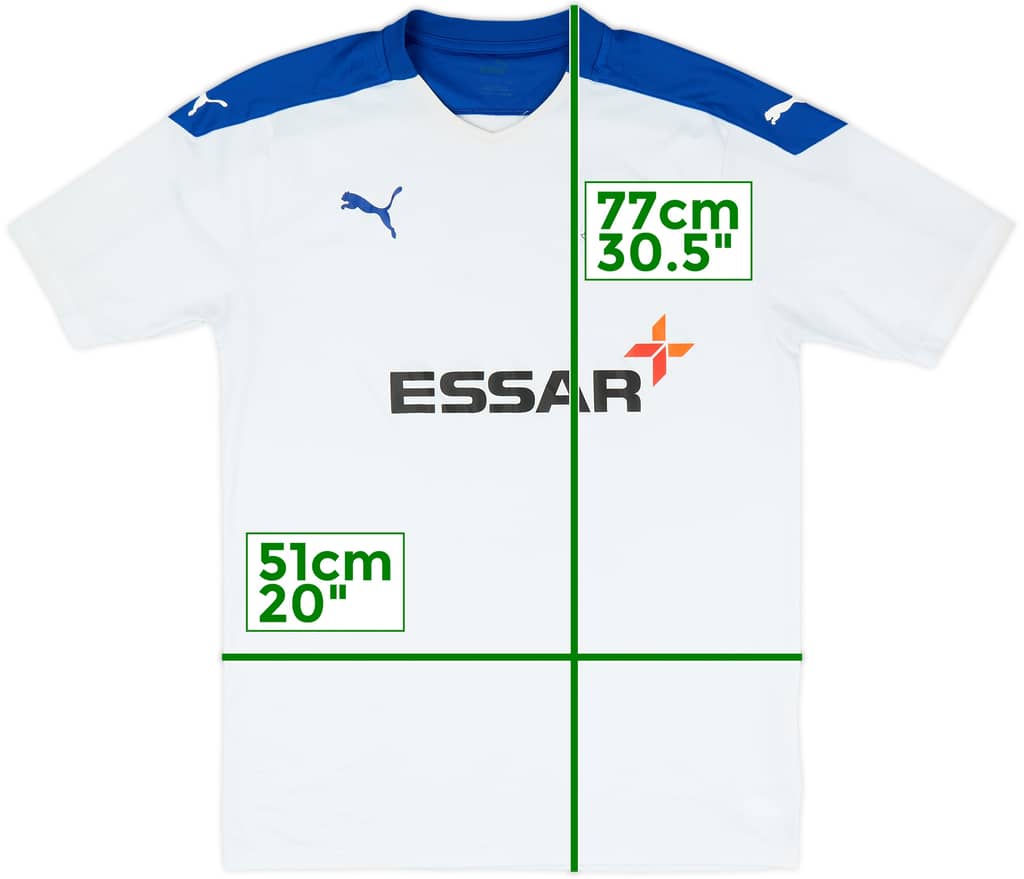 2020-21 Tranmere Rovers Home Shirt - 8/10 - (L)