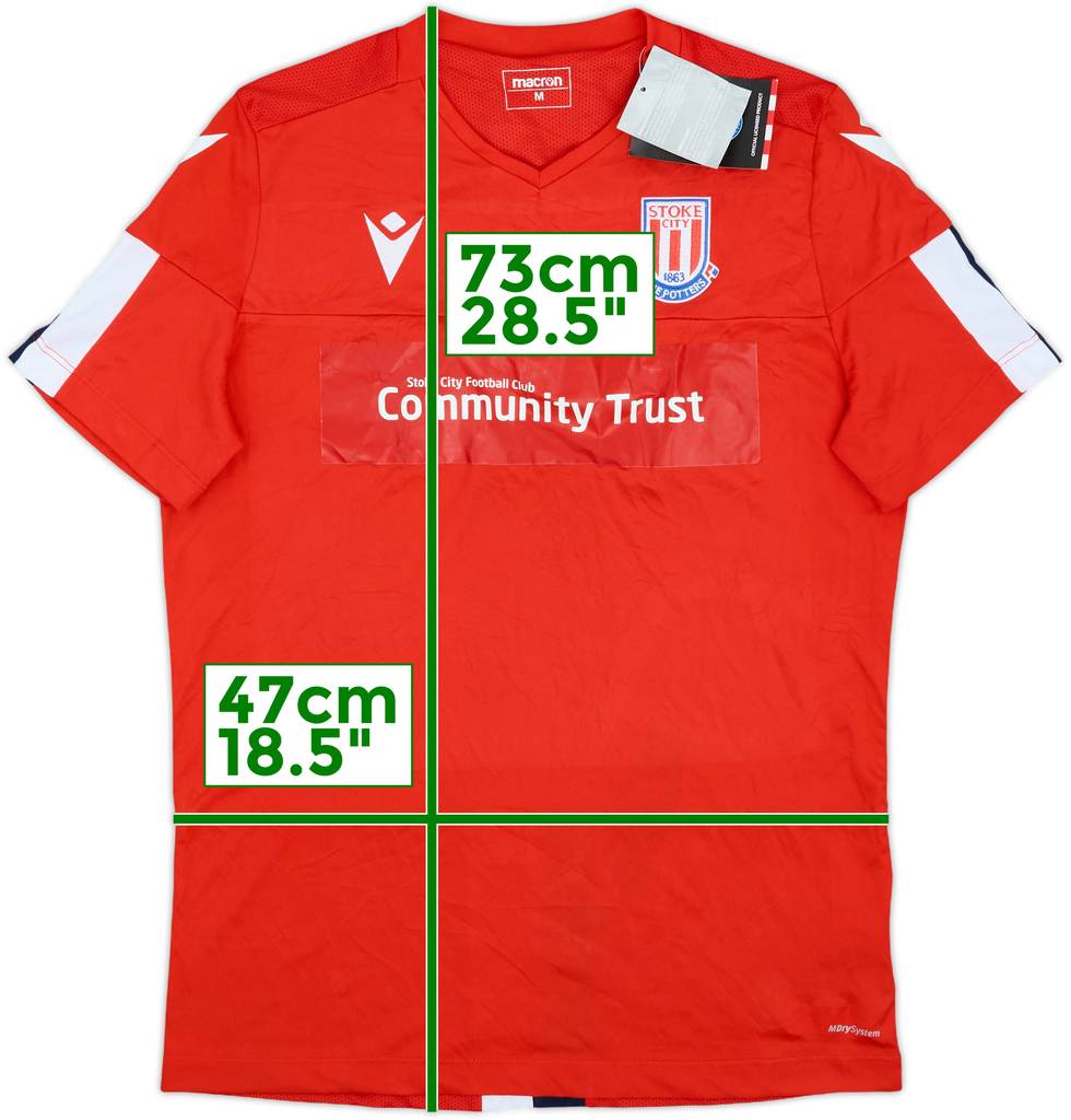 2019-20 Stoke City Macron Player Issue Training Shirt (M)