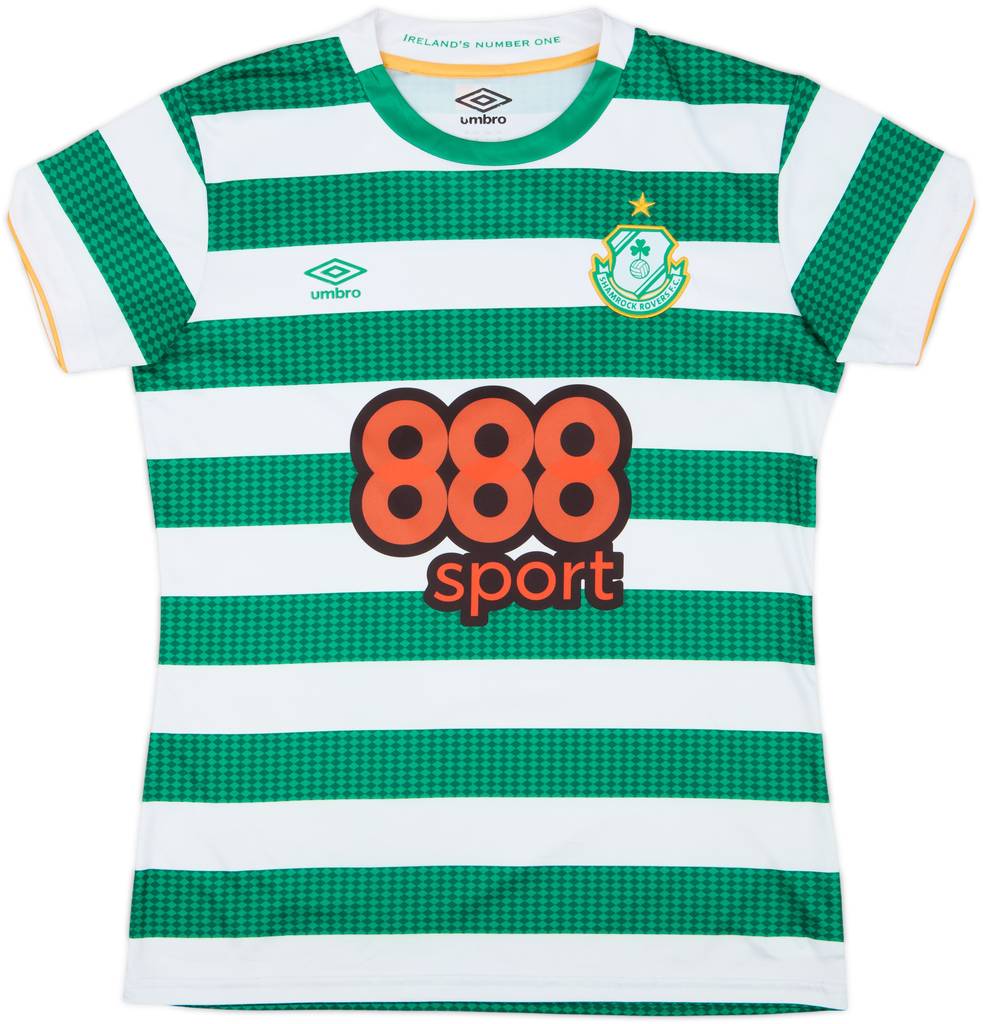 2022-23 Shamrock Rovers Home Shirt - 8/10 - (Women's M)