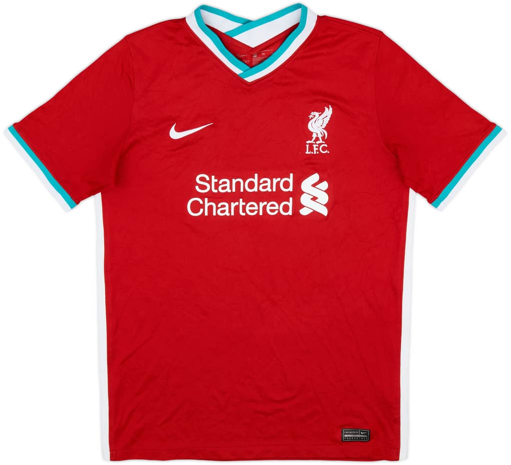 2020-21 Liverpool Home Shirt - 9/10 - (XL.Boys)