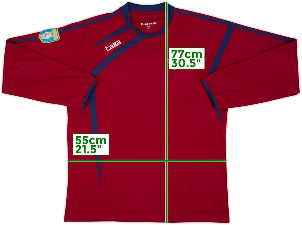 2010s Taxa Template Training L/S Shirt (Perugia) - 9/10 - (XXL)