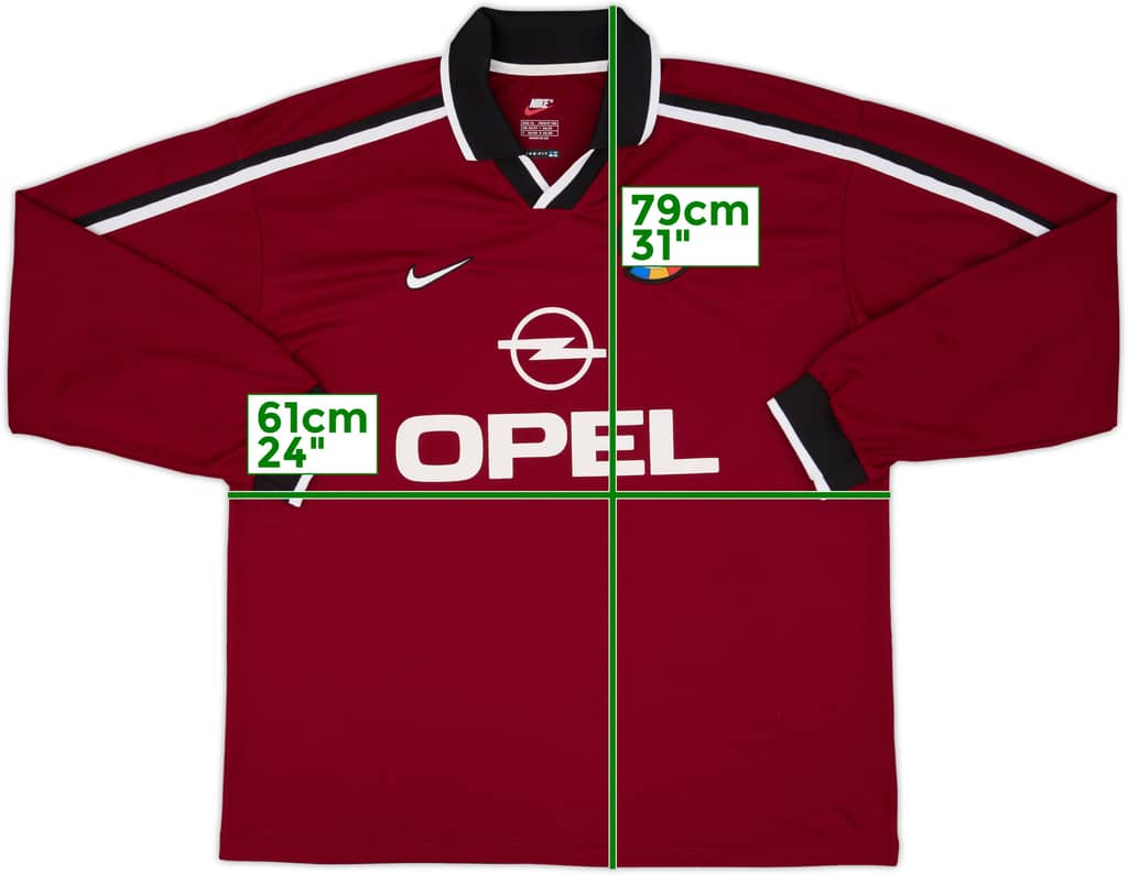 1997-99 Sparta Prague Home L/S Shirt - 8/10 - (XL)