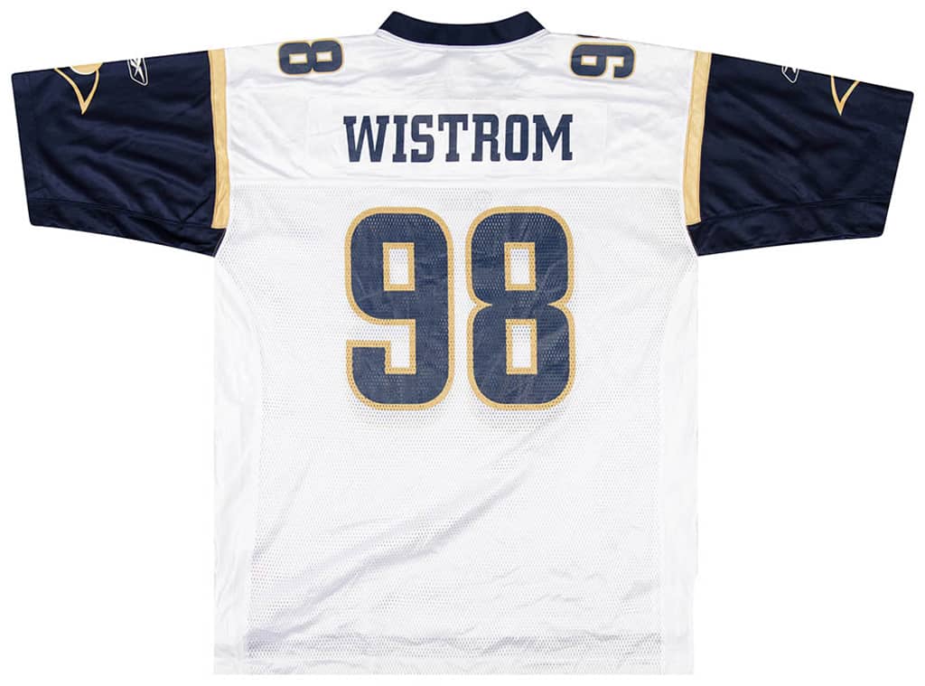 2002-03 St. Louis Rams Wistrom #98 Reebok On Field Jersey (Away) XL