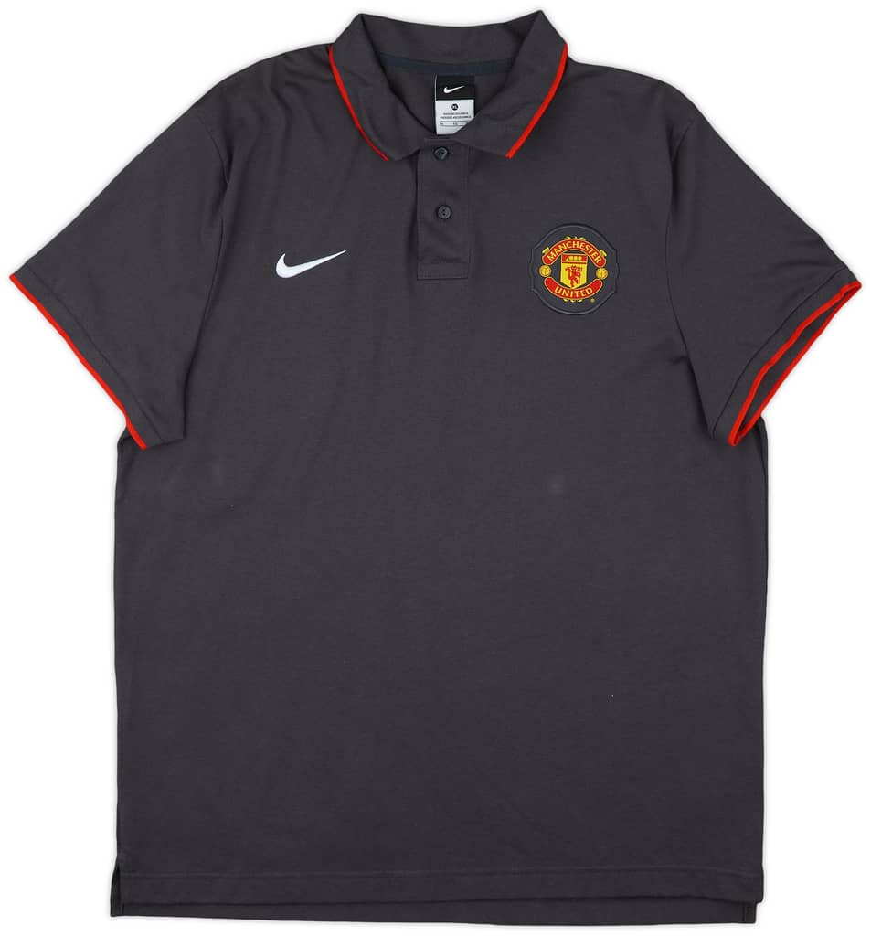 2010-11 Manchester United Nike Polo Shirt - 9/10 - (XL)
