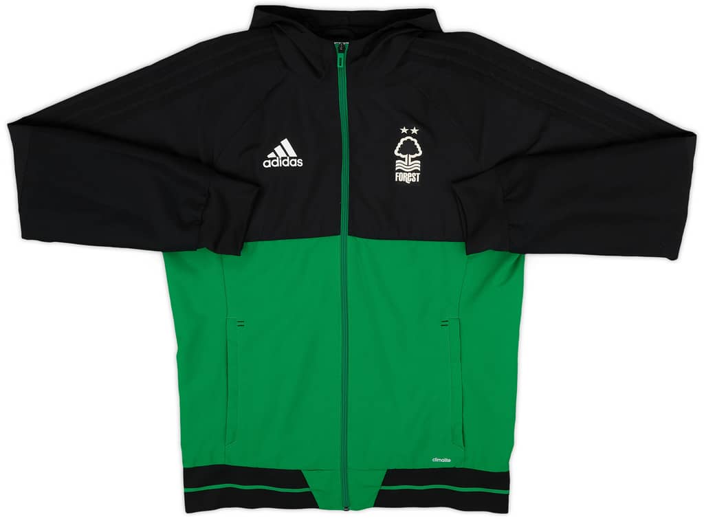 2017-18 Nottingham Forest adidas Hooded Track Jacket - 8/10 - (M)