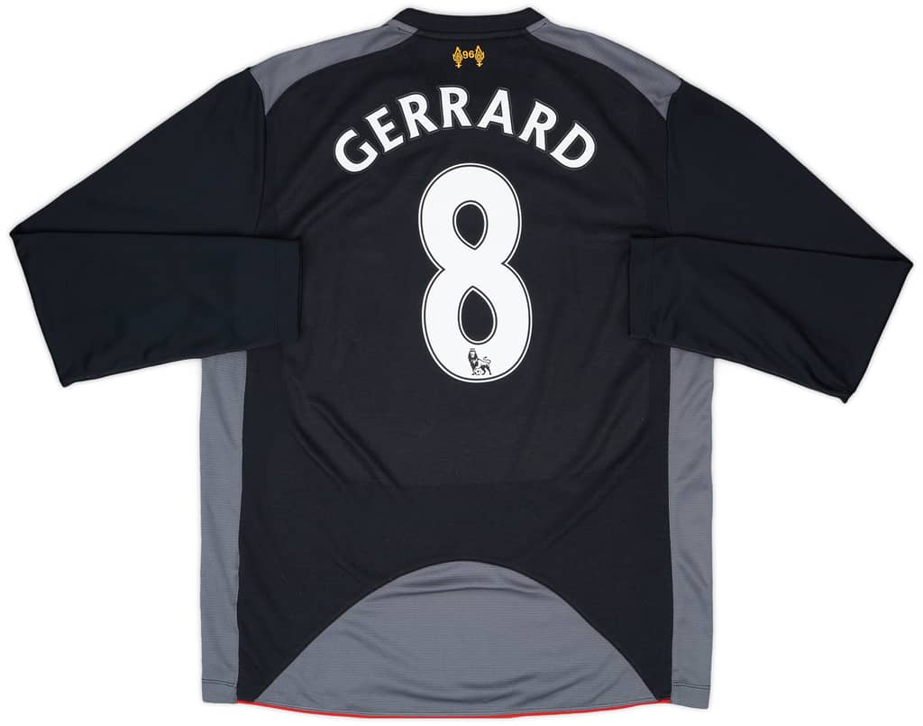 2012-13 Liverpool Away L/S Shirt Gerrard #8 - 7/10 - (L)