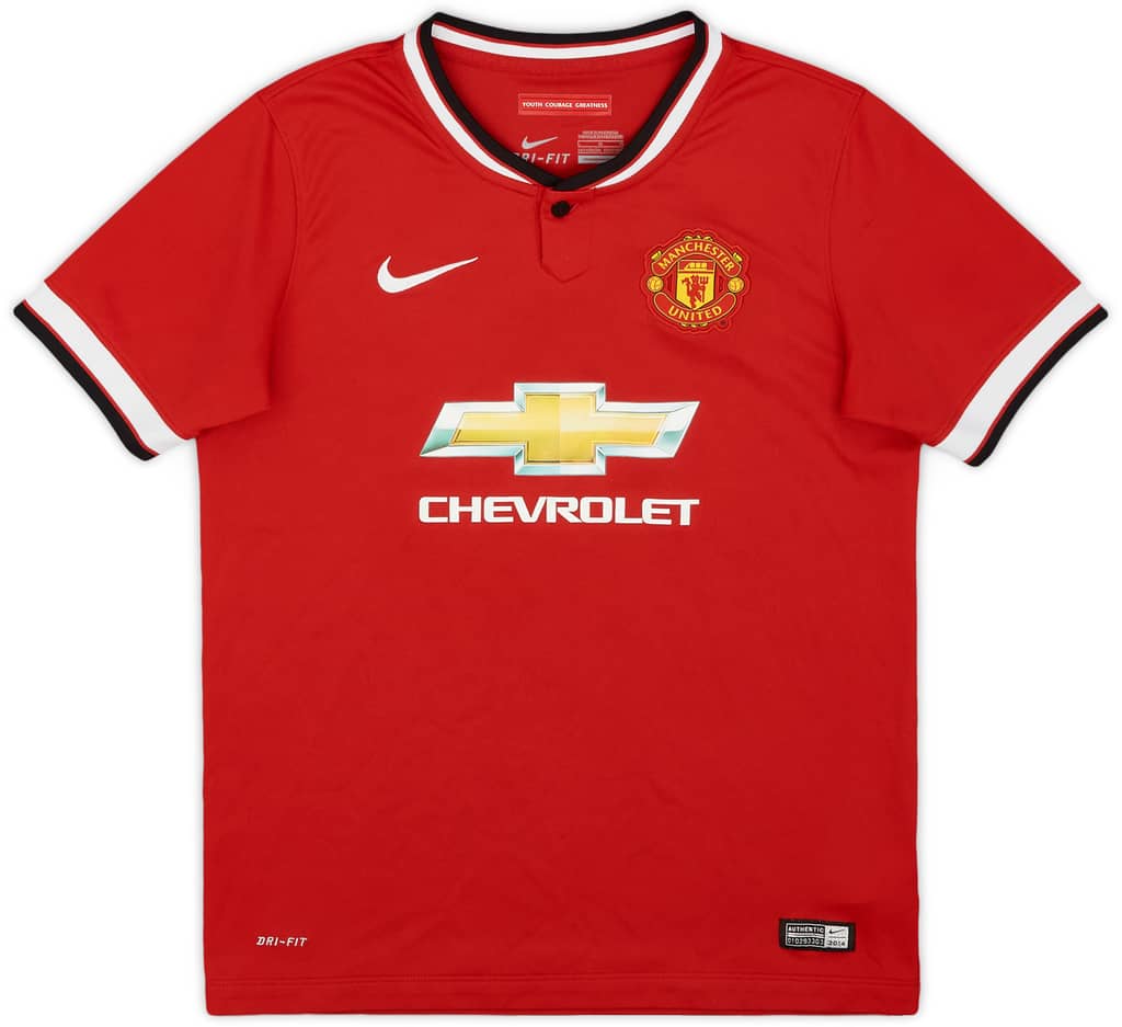 2014-15 Manchester United Home Shirt - 8/10 - (M.Boys)