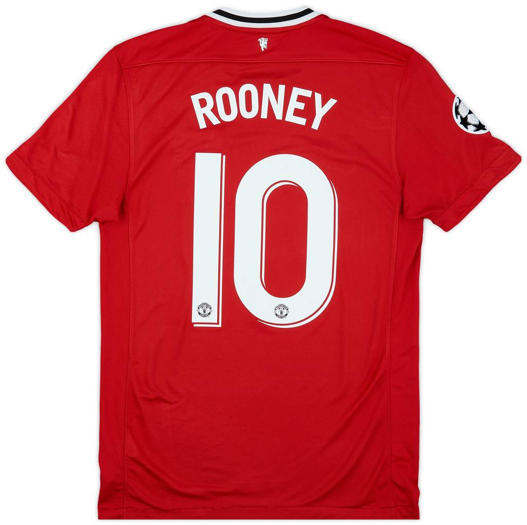 2011-12 Manchester United Home Shirt Rooney #10 - 5/10 - (M)