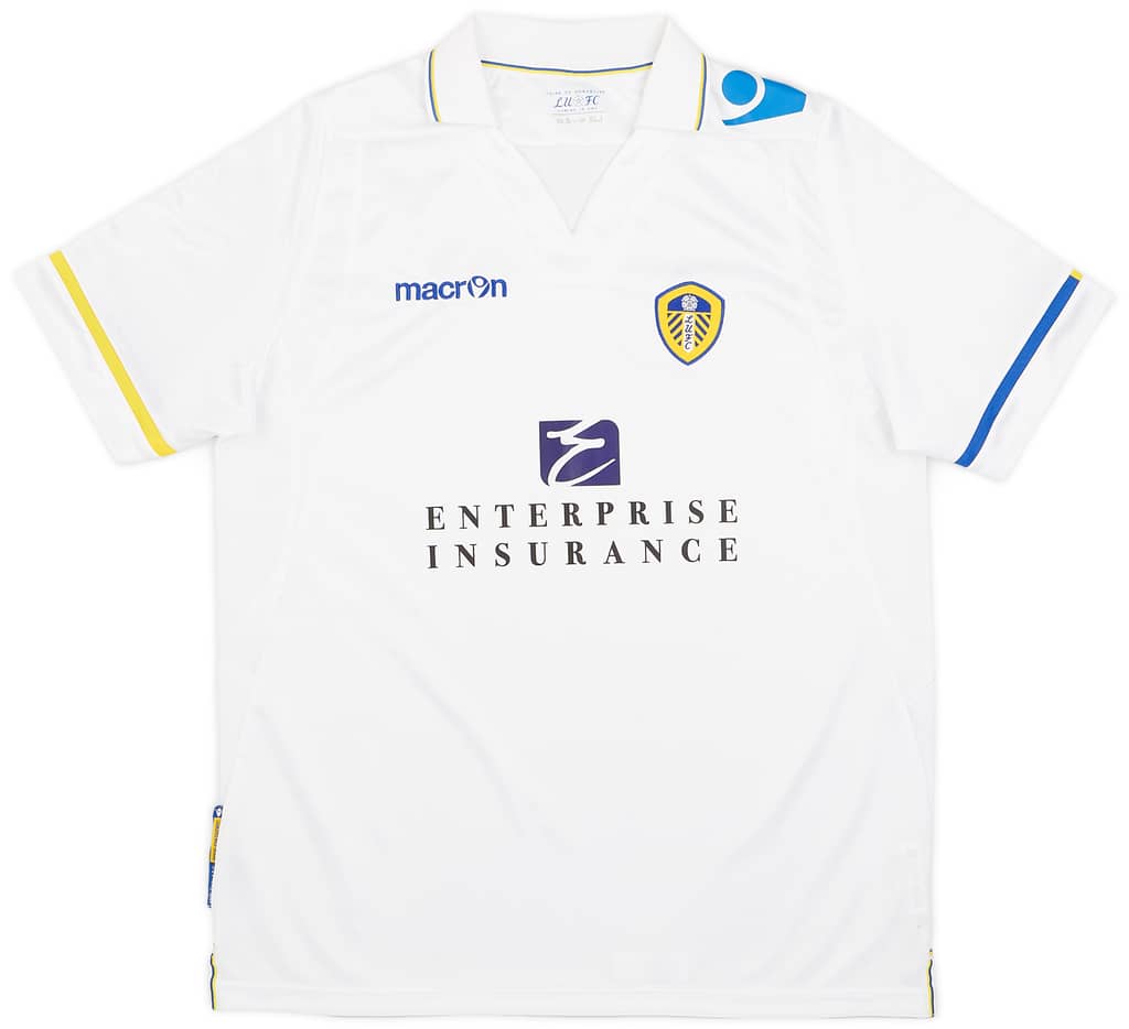 2011-12 Leeds United Home Shirt - 9/10 - (XL.Boys)