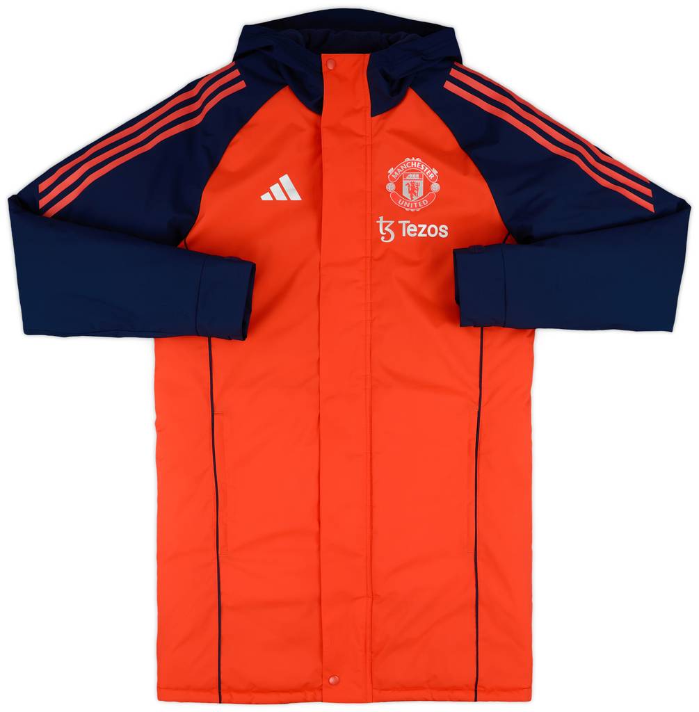 2024-25 Manchester United adidas Stadium Parka Jacket - As New - (XS)